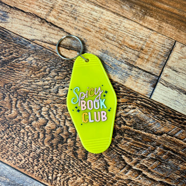Spicy book club keychain