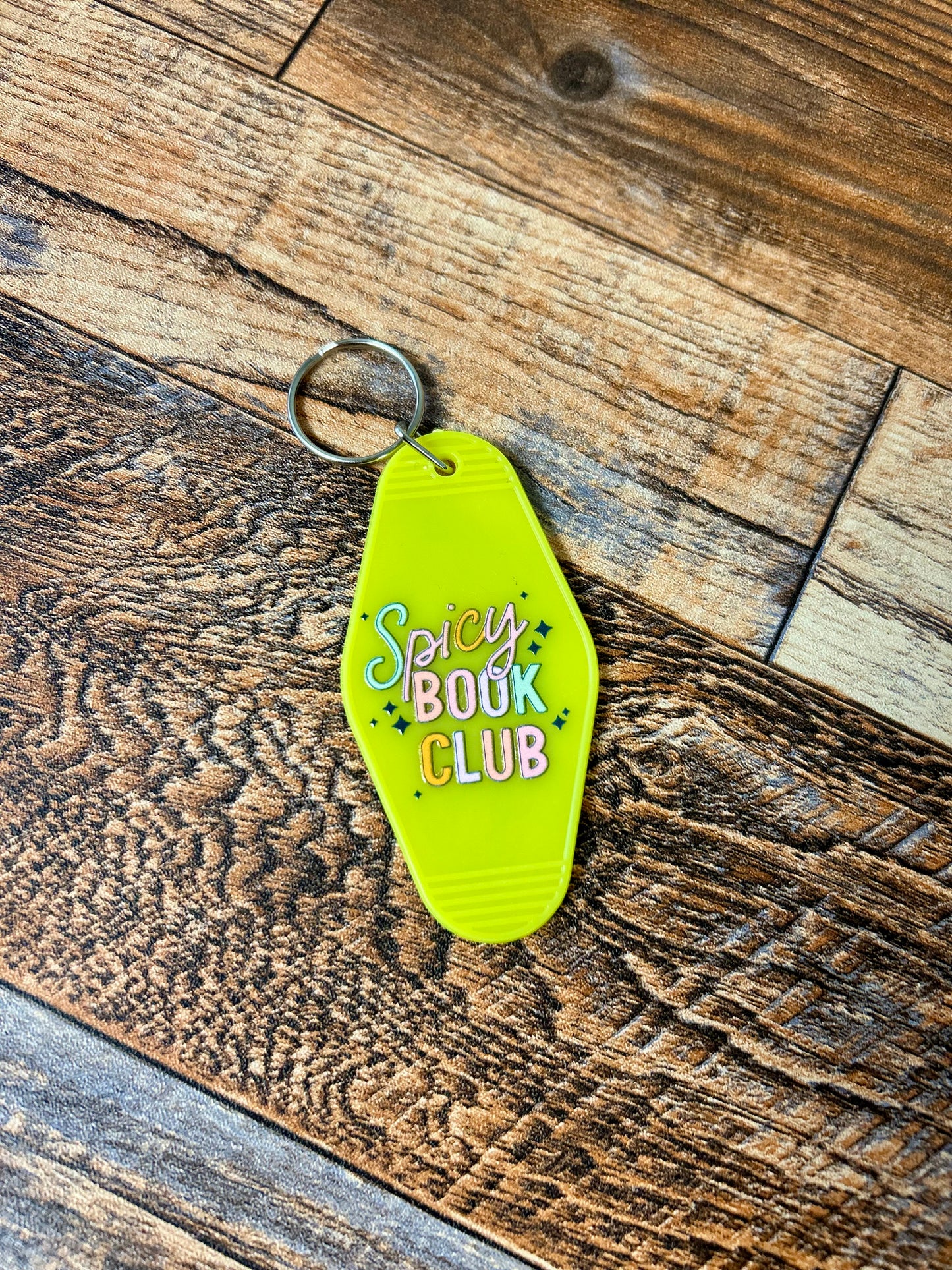 Spicy book club keychain