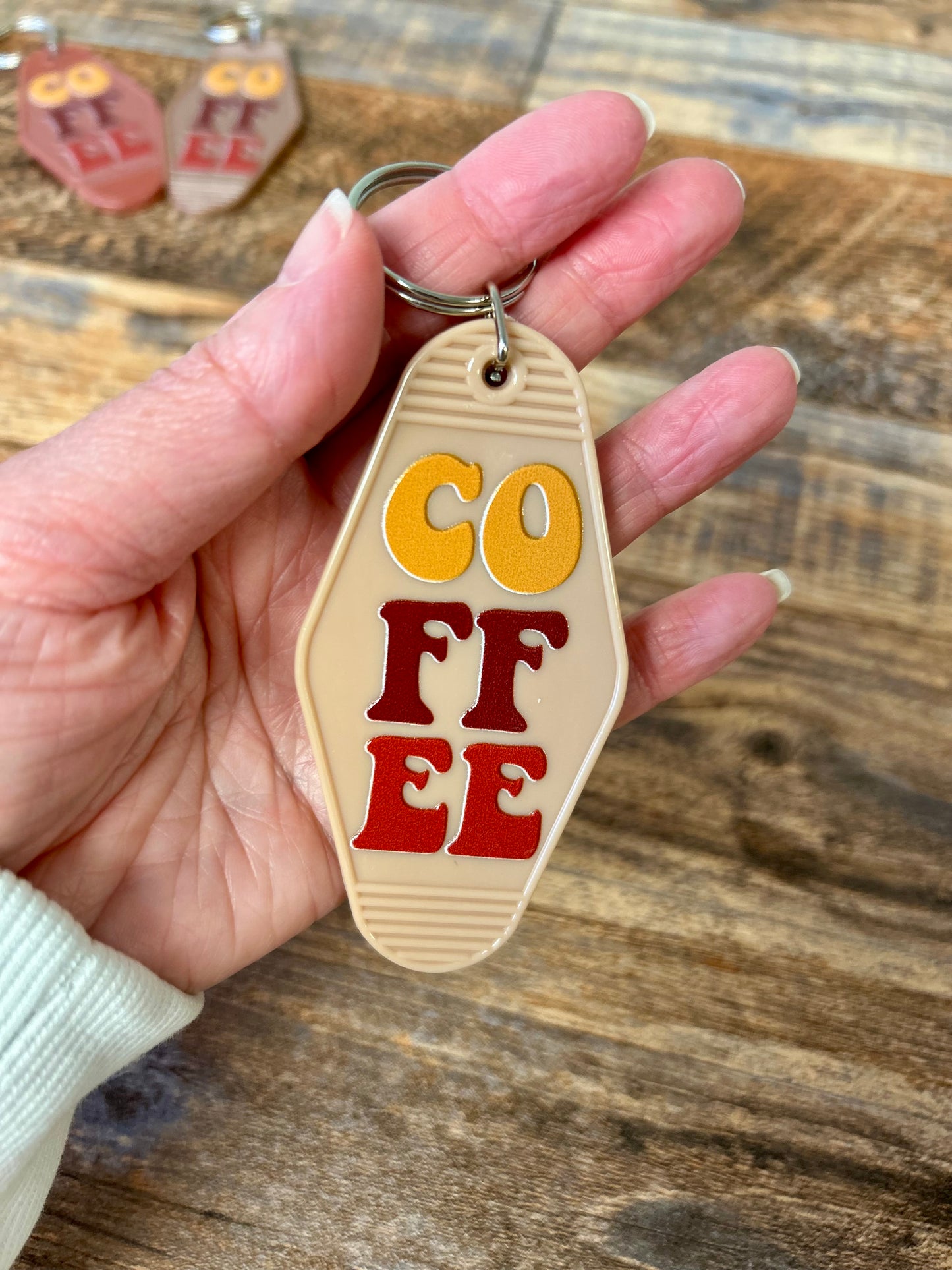 Coffee keychain