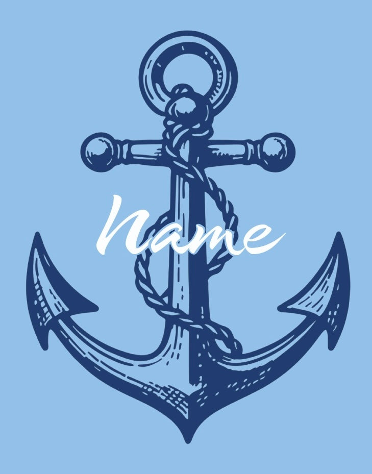 Anchor sticker • Custom set of 10