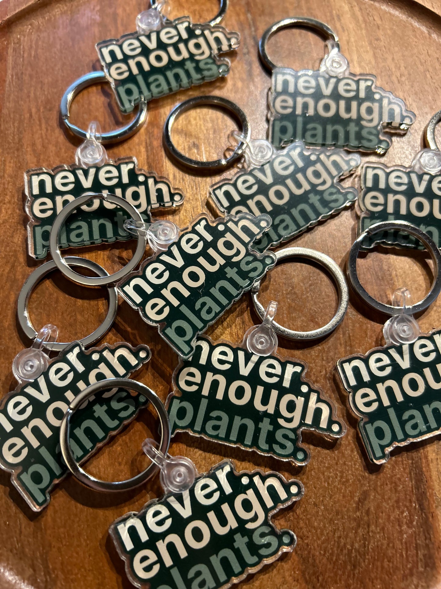 Never enough plants keychain • ombré