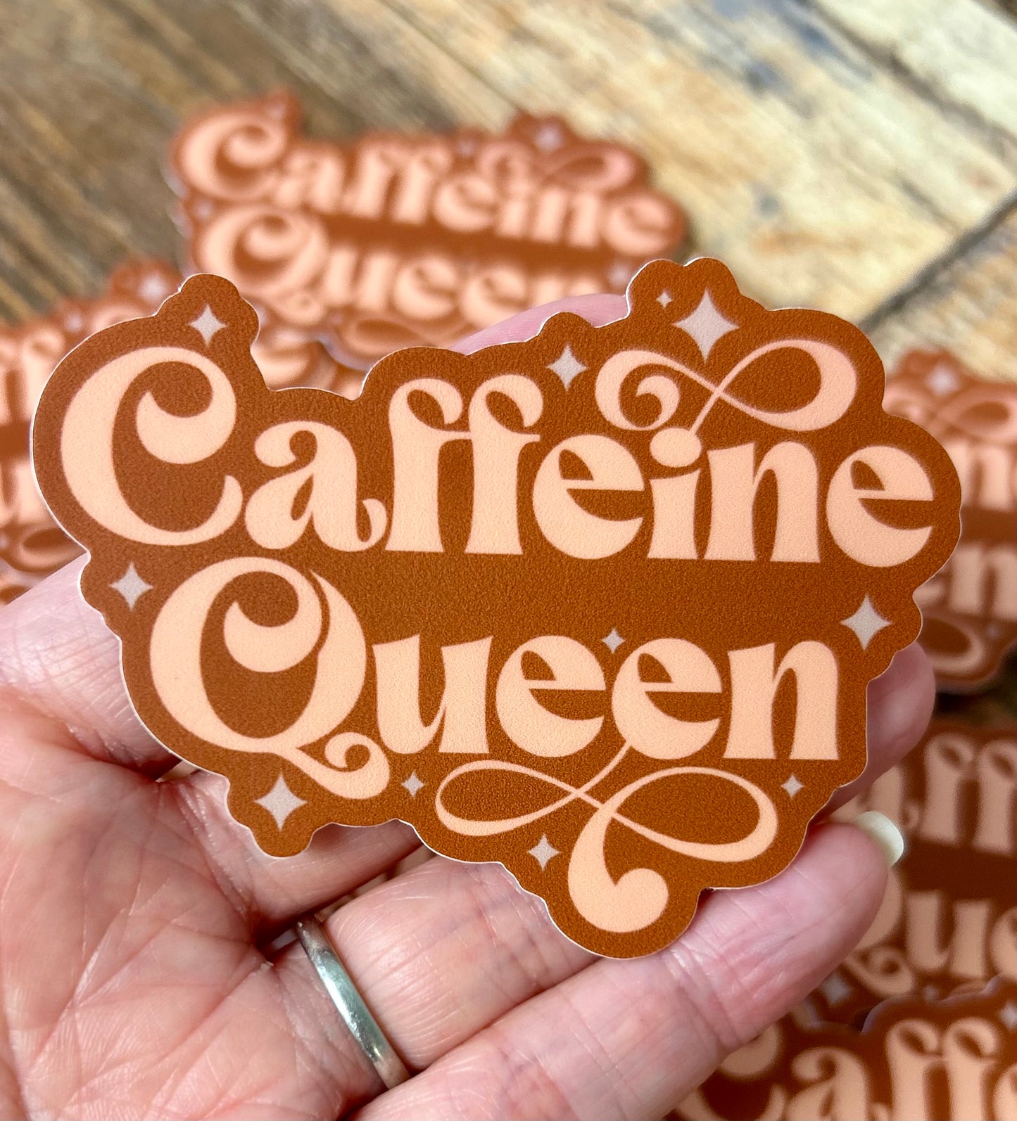 Caffeine Queen sticker