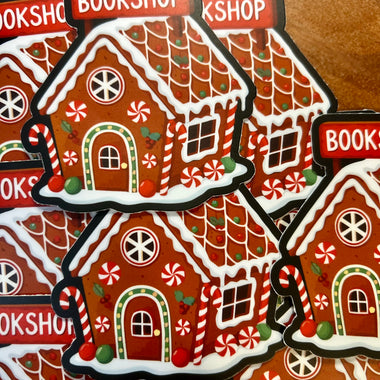 Christmas Bookshop sticker