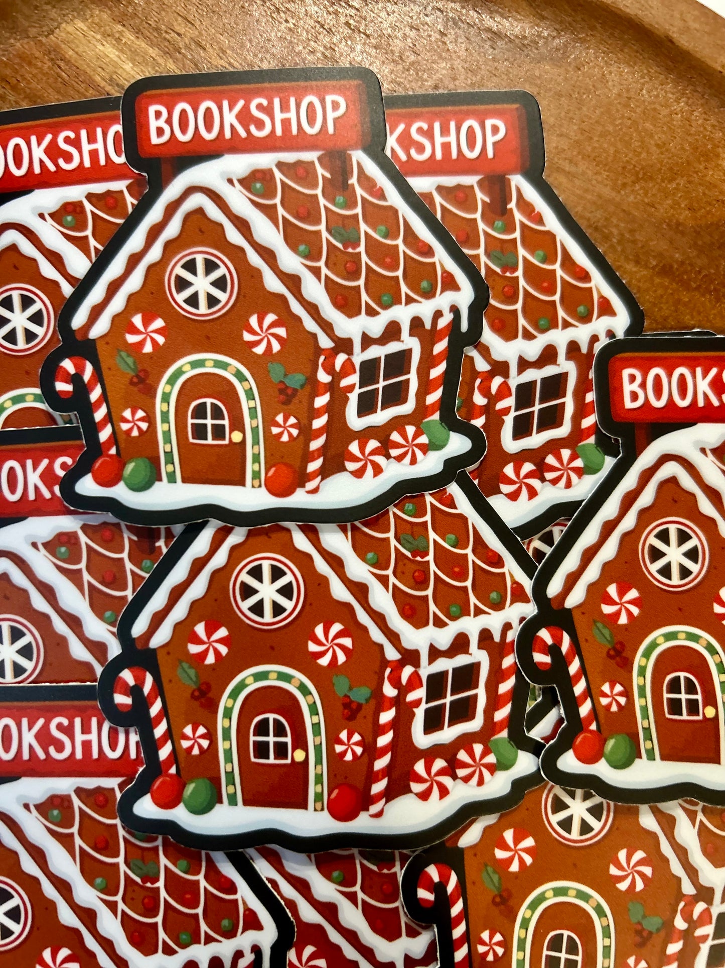 Christmas Bookshop sticker