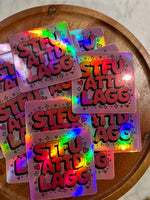 STFUATTDLAGG holographic Sticker