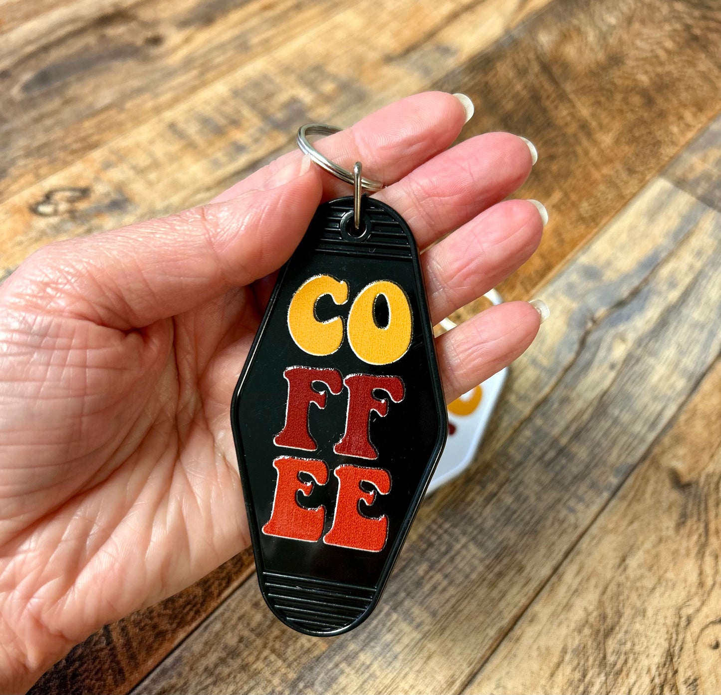 Coffee keychain