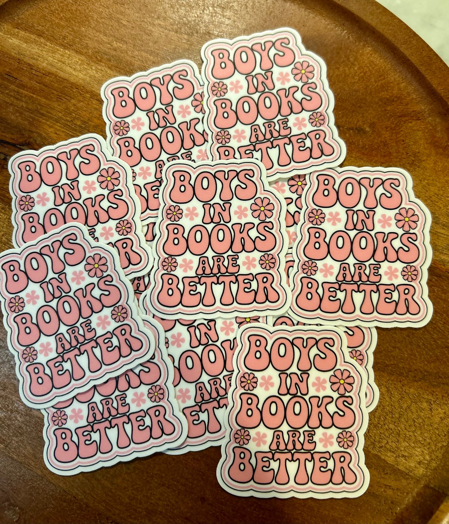 Boys in books are better sticker
