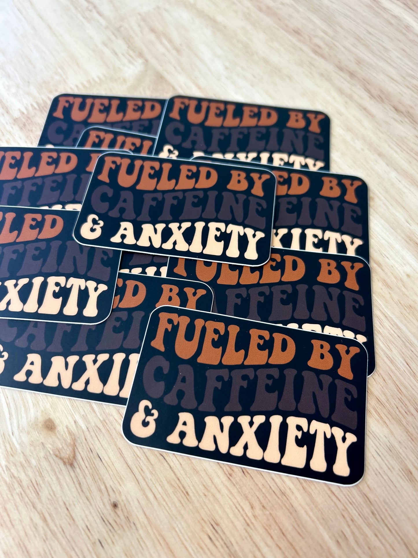 Caffeine & Anxiety sticker