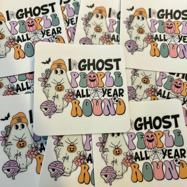 I ghost people sticker