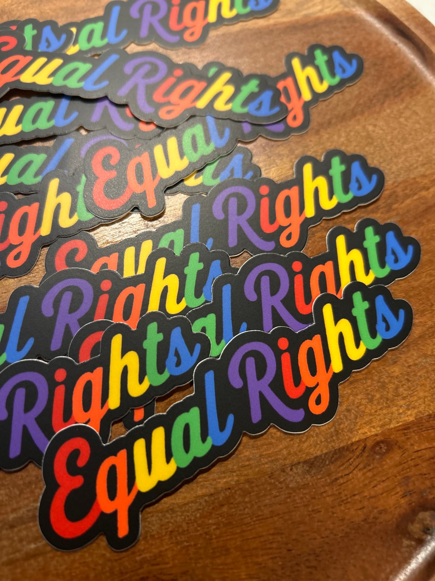 Equal Rights rainbow Sticker