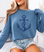 Anchor long sleeve t-shirt • comfort colors