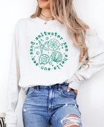 Sand & Saltwater long sleeve t-shirt • comfort colors