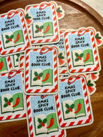Xmas Spicy Book Club sticker