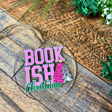 Bookish Christmas ornament
