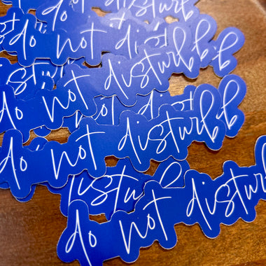 Do not disturb • blue