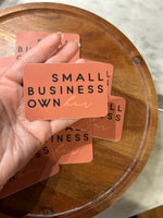 Small business ownher sticker