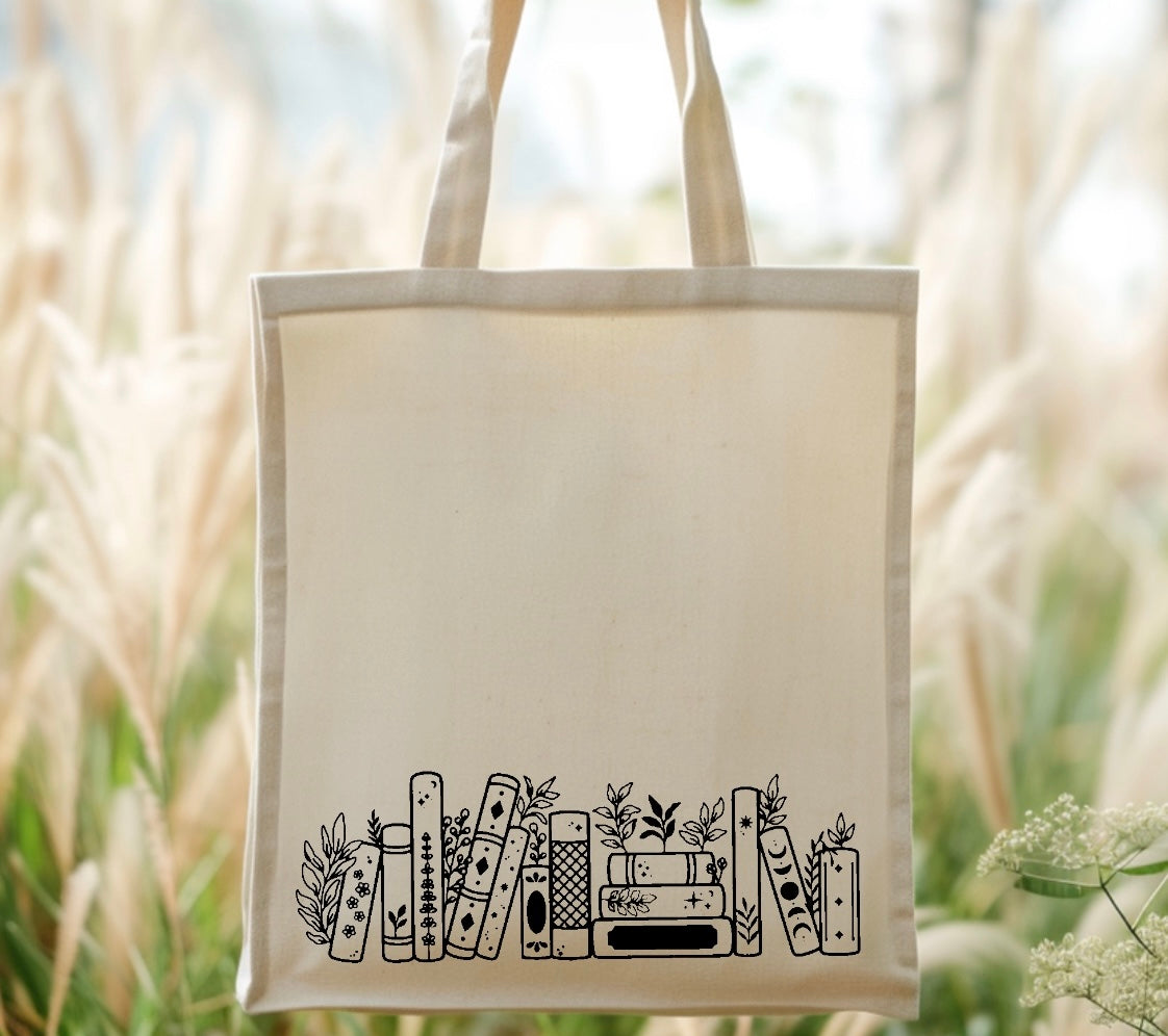Plants & books Tote Bag