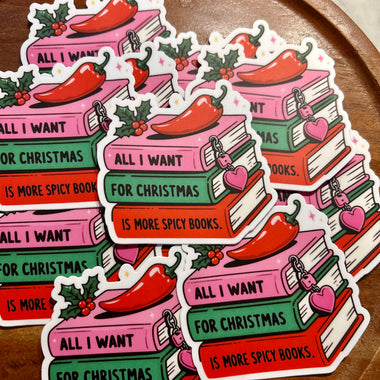 All I want for Christmas is more spicy books sticker