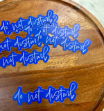 Do not disturb • blue