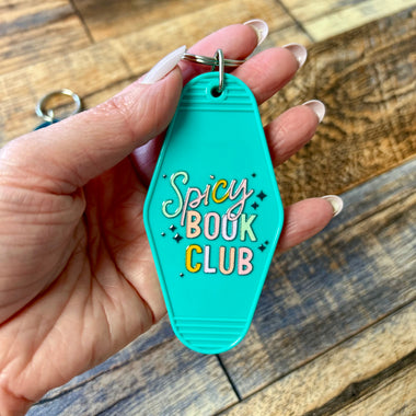 Spicy book club keychain