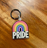 Pride rainbow keychain