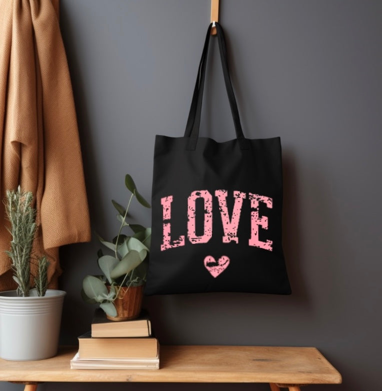 Love tote bag • pink