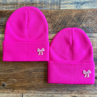 Mini Bow Beanie