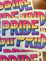 PRIDE sticker