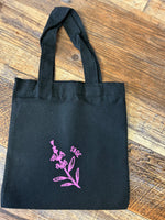 8” Wildflowers - small tote bag
