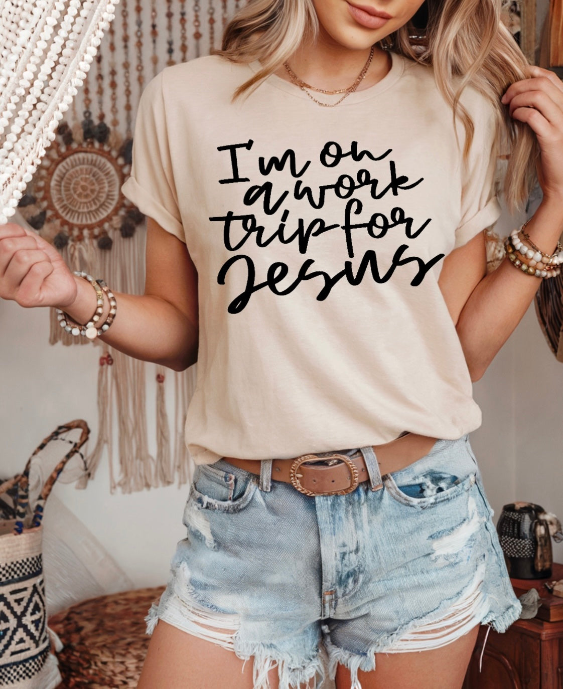 I’m on a work trip for Jesus