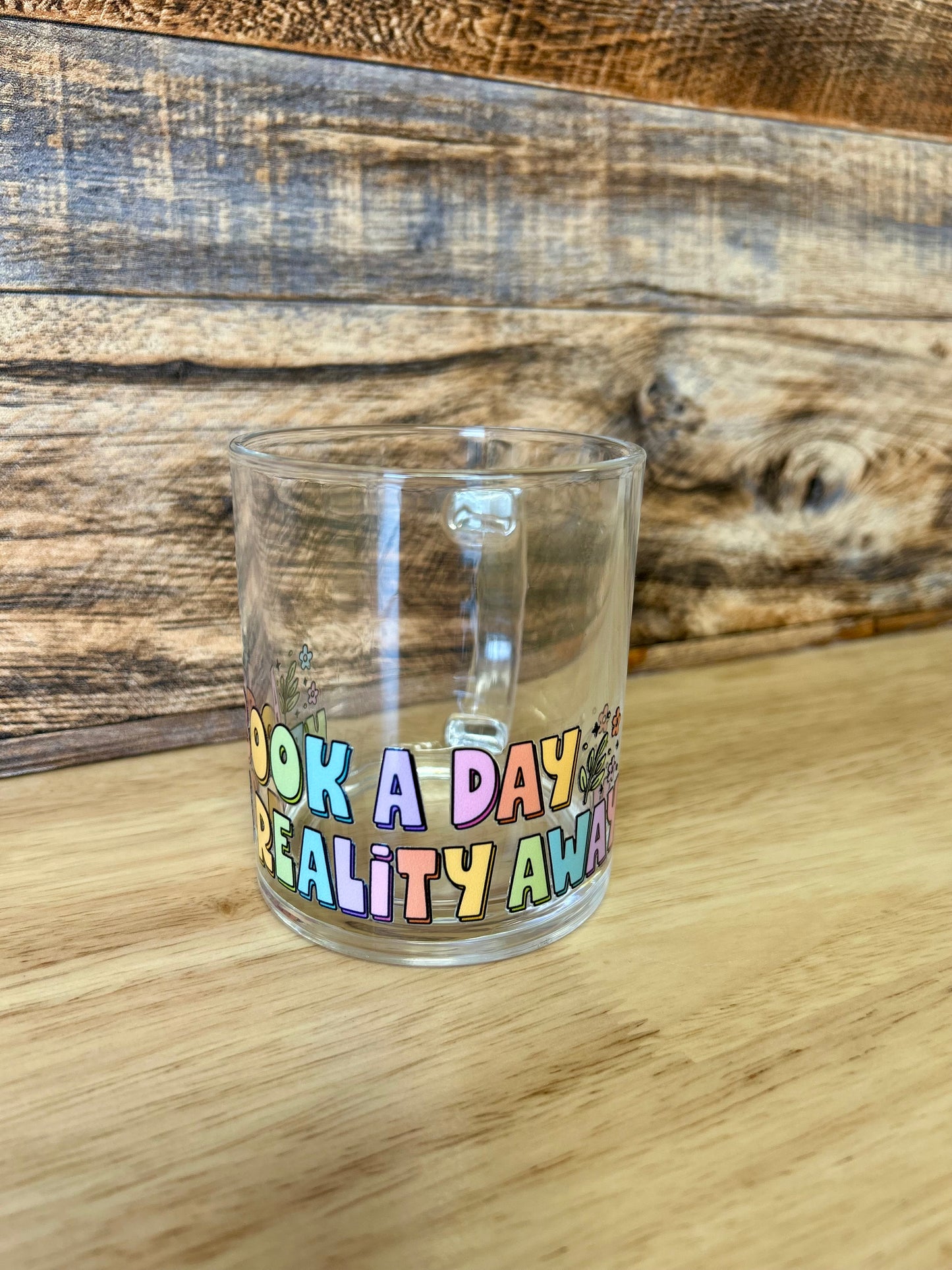 Coffee & Books Glass coffee mugs