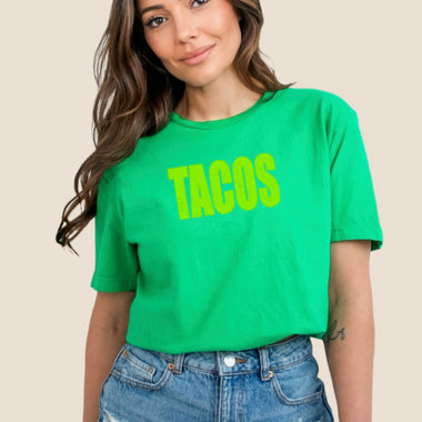 TACOS • lime green