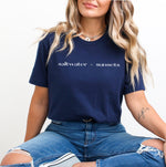 Saltwater + sunsets t-shirt