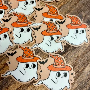 Halloween ghostie sticker