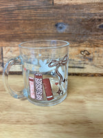 Boho book lover Glass coffee mug