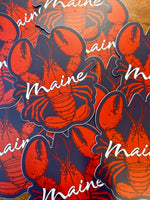 Lobster sticker • Maine