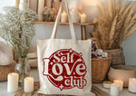 Self Love Club Tote Bag • vintage style