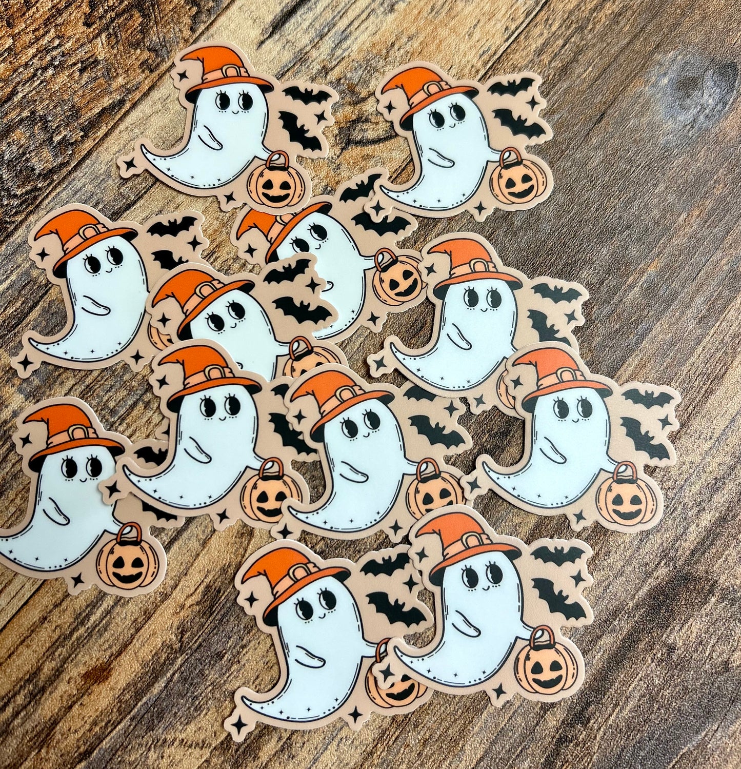Trick or treat ghostie sticker