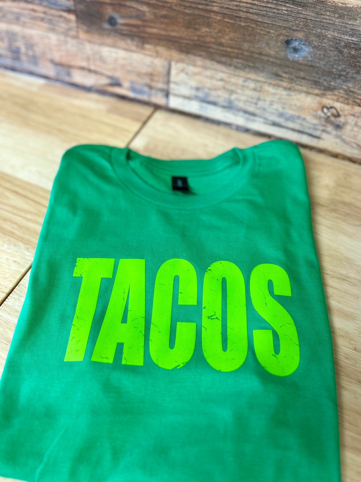 TACOS • lime green