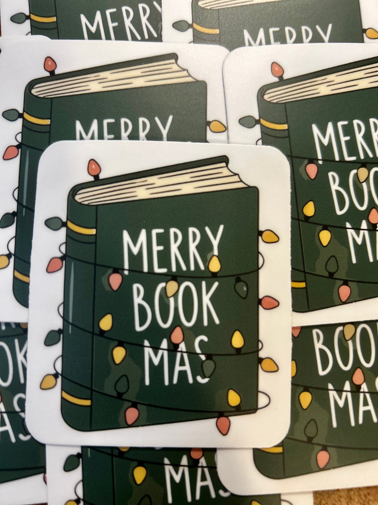 Merry Bookmas sticker