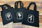 8” Wildflower - small tote bag