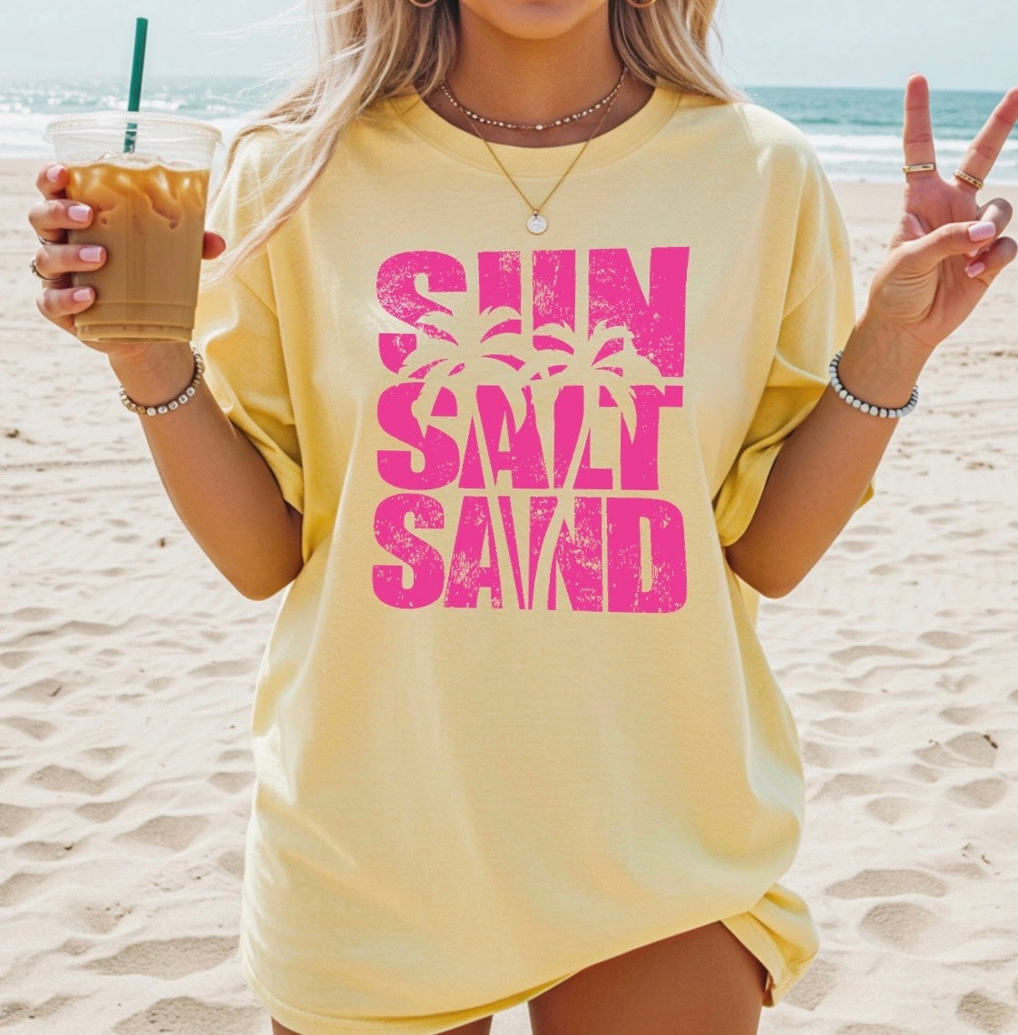 Sun Salt Sand t-shirt • Comfort Colors