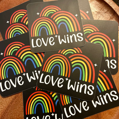 Pride Love Wins sticker