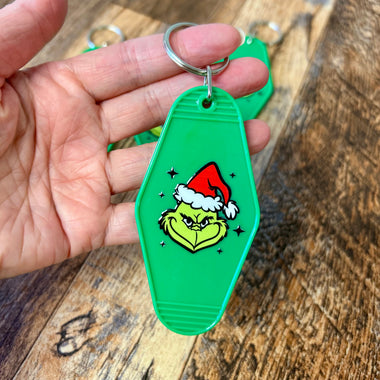 You’re a mean one motel keychain