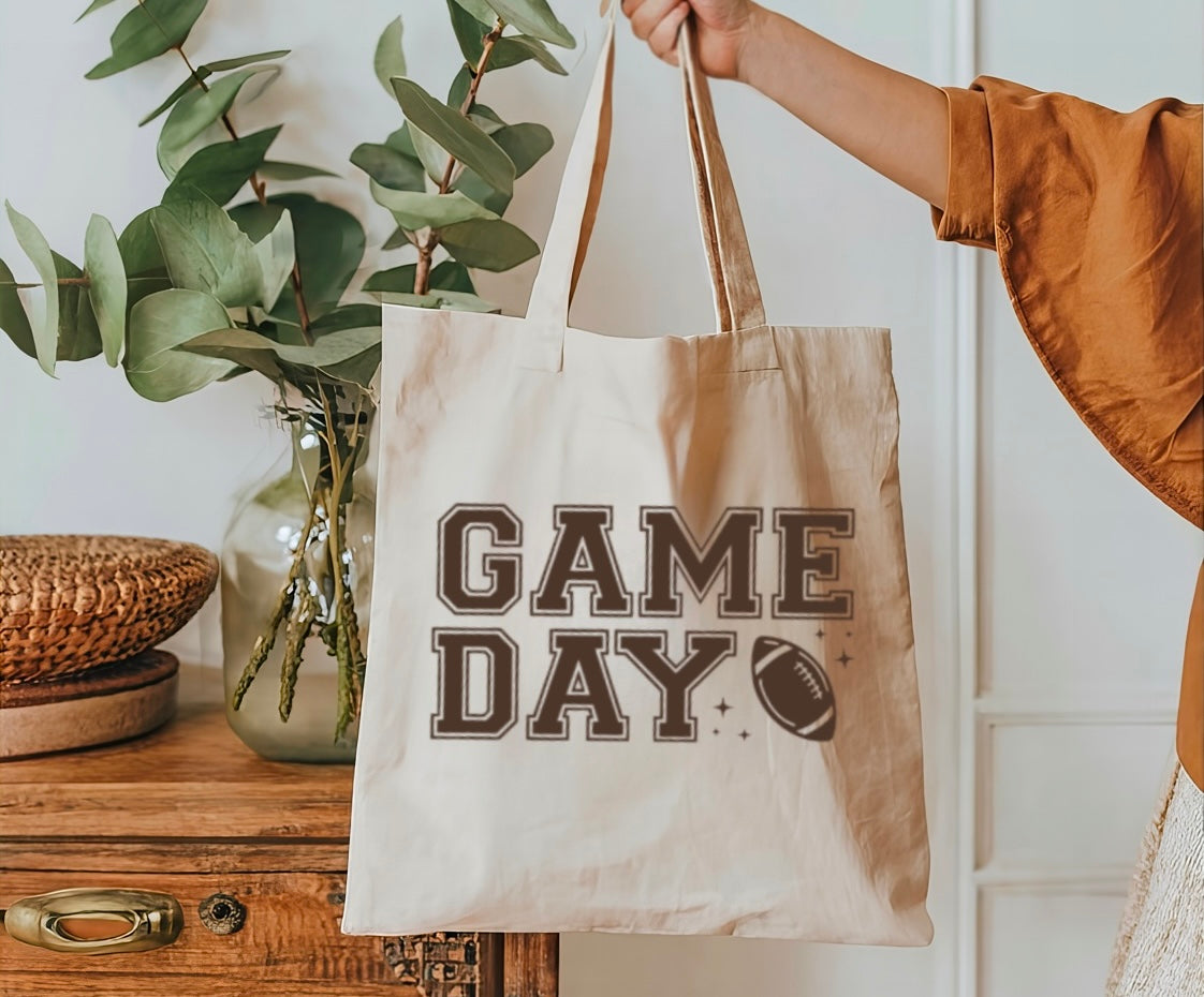Game Day tote bag • football