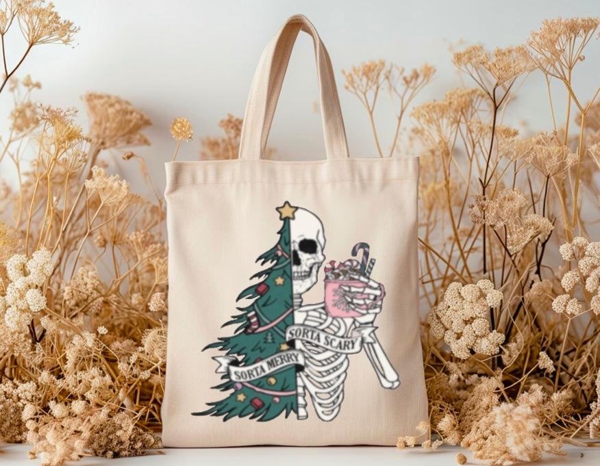 Sorta Merry Sorta Scary Tote Bag