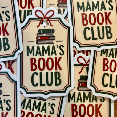 Mama’s book club sticker