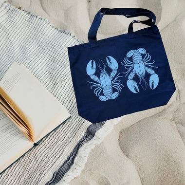 Limited Edition blue lobsters beach Tote Bag
