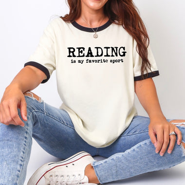 Reading is my favorite sport t-shirt