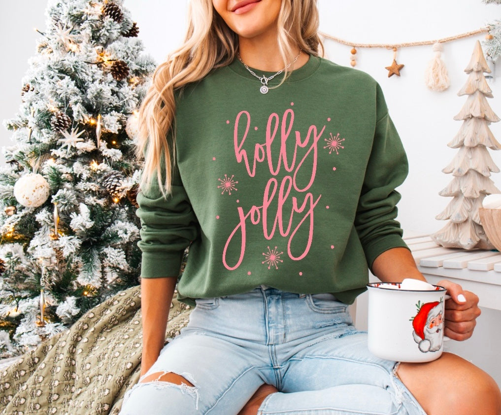 Holly Jolly • pink